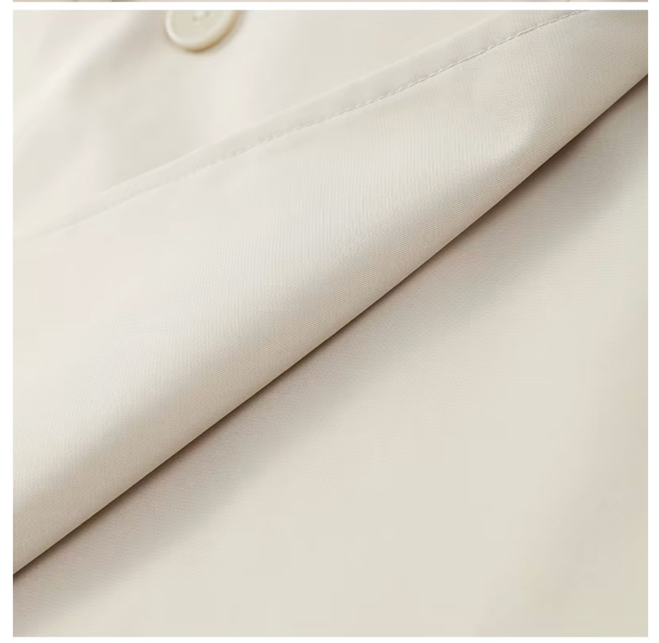 Trench Court Ceinturé - Khaki