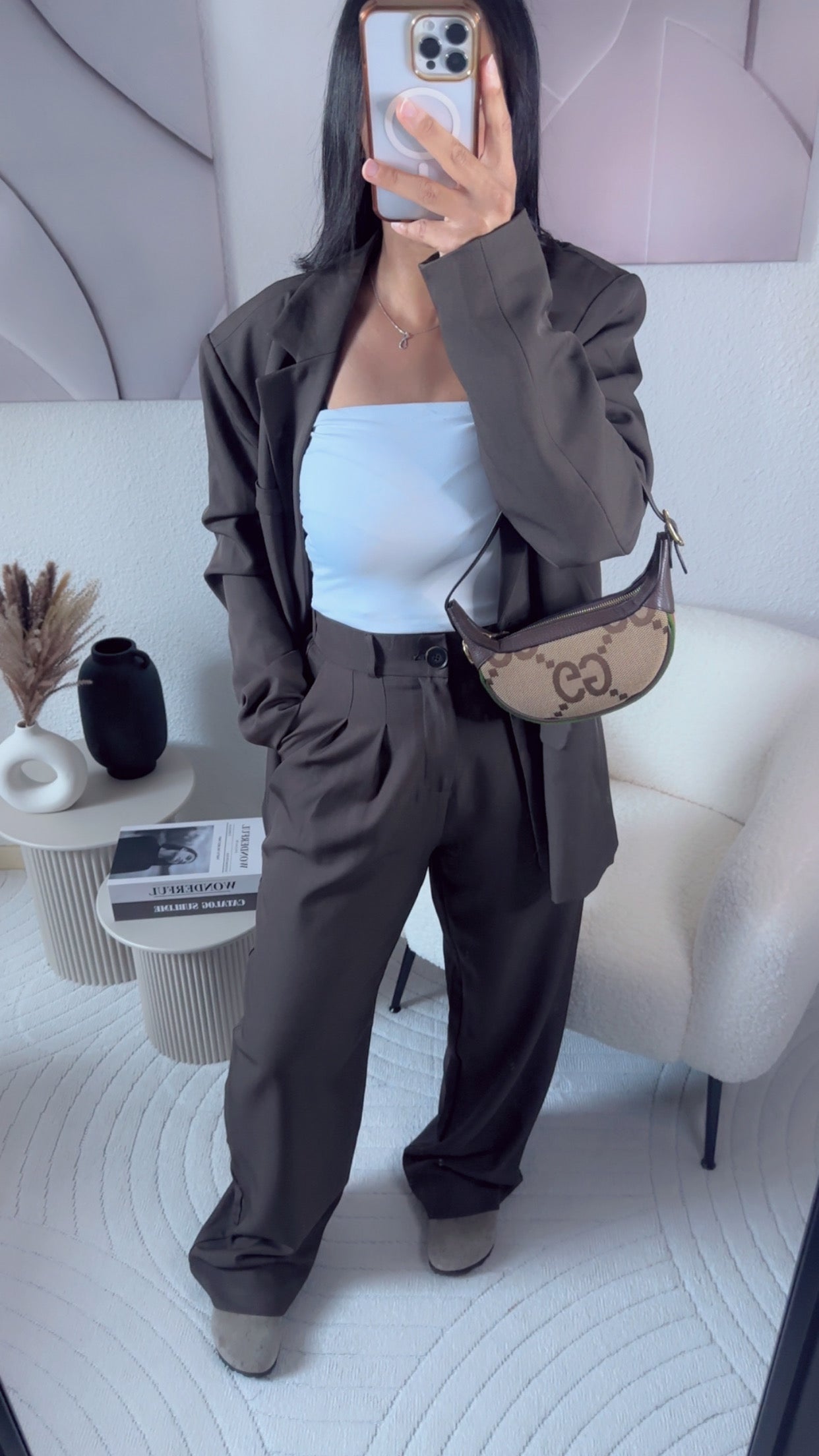 Pantalon a pince MOCCA