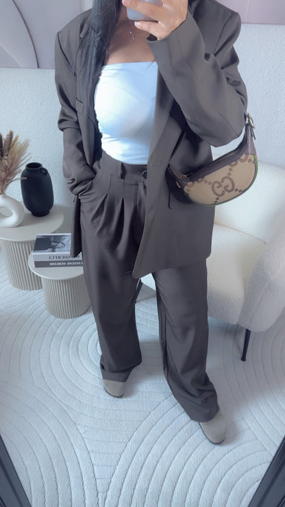 Pantalon a pince MOCCA